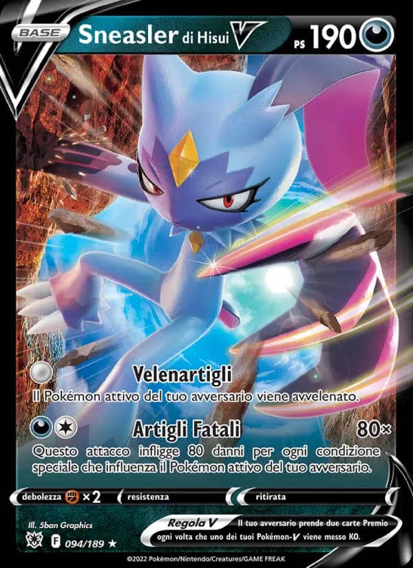 Sneasler di Hisui V card in Italian