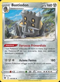 Bastiodon card in Italian