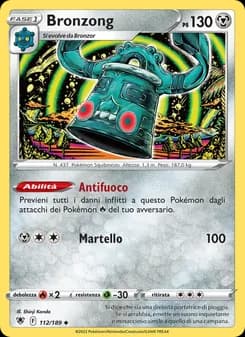 Bronzong card in Italian