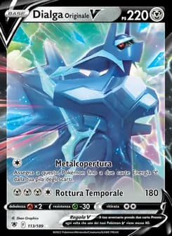 Dialga Originale V card in Italian