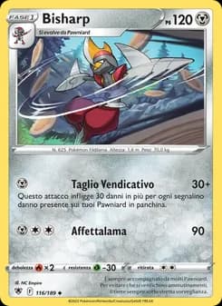 Bisharp card in Italian