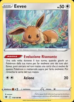 Eevee card in Italian