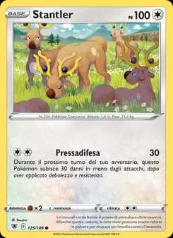 Stantler card in Italian