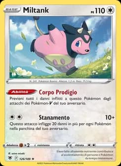 Miltank card in Italian