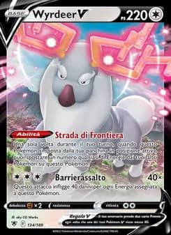 Wyrdeer V card in Italian
