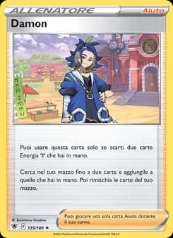Damon card in Italian