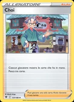 Choi card in Italian