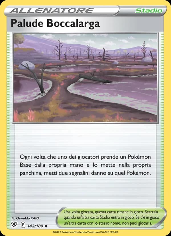 Palude Boccalarga card in Italian