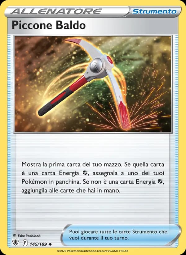 Piccone Baldo card in Italian