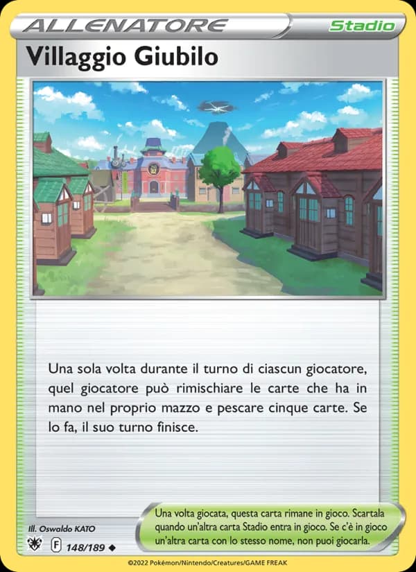 Villaggio Giubilo card in Italian