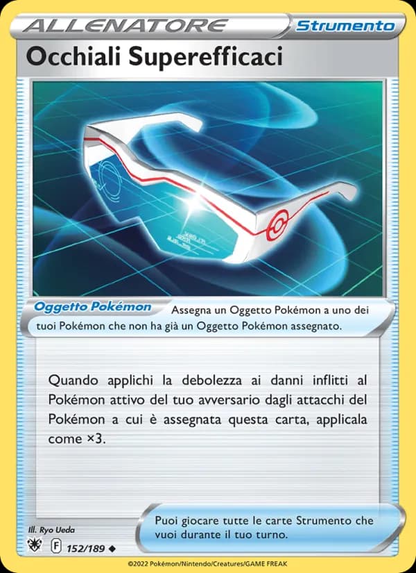 Occhiali Superefficaci card in Italian