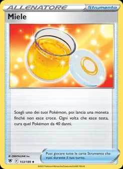 Miele card in Italian