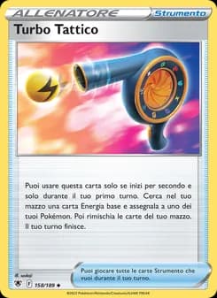 Turbo Tattico card in Italian