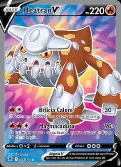 Heatran V card in Italian