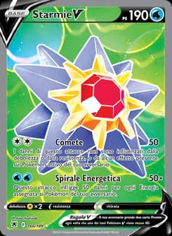 Starmie V card in Italian