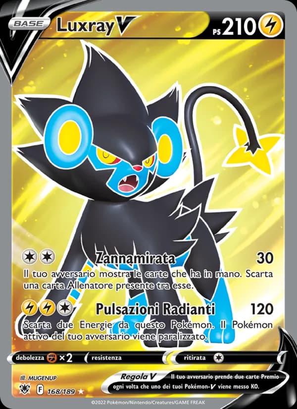 Luxray V card in Italian