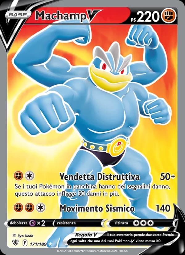 Machamp V card in Italian