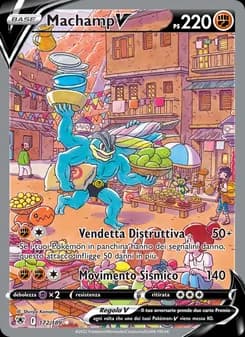 Machamp V card in Italian