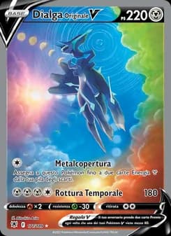 Dialga Originale V card in Italian