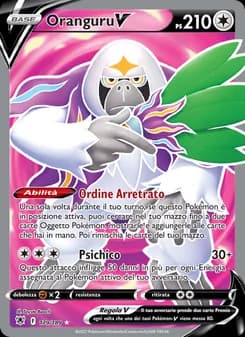 Oranguru V card in Italian