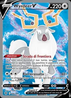 Wyrdeer V card in Italian