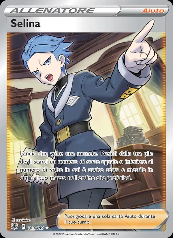 Selina card in Italian