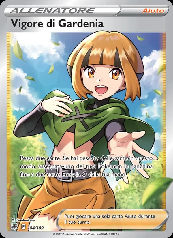 Vigore di Gardenia card in Italian