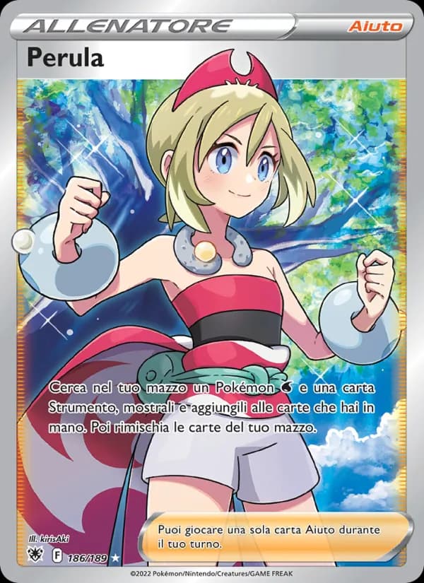 Perula card in Italian