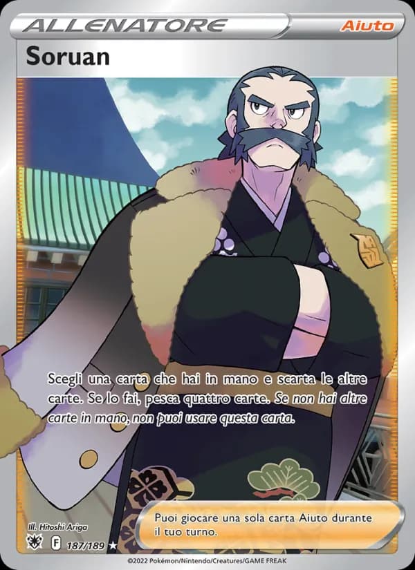 Soruan card in Italian