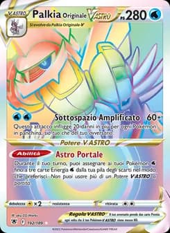 Palkia Originale V ASTRO card in Italian