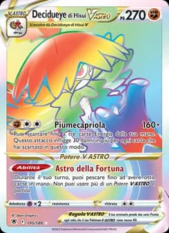 Decidueye di Hisui V ASTRO card in Italian