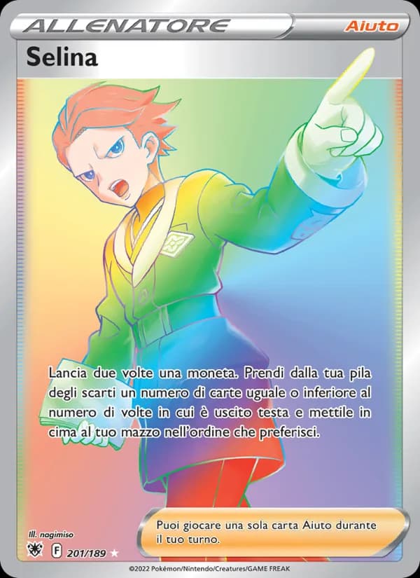 Selina card in Italian