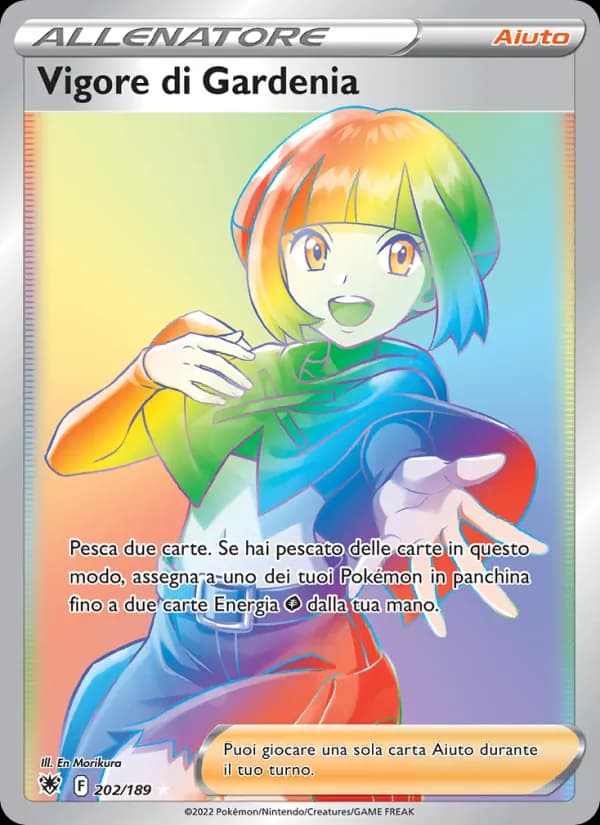 Vigore di Gardenia card in Italian