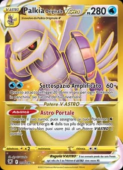 Palkia Originale V ASTRO card in Italian