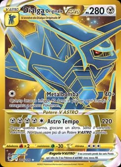 Dialga Originale V ASTRO card in Italian