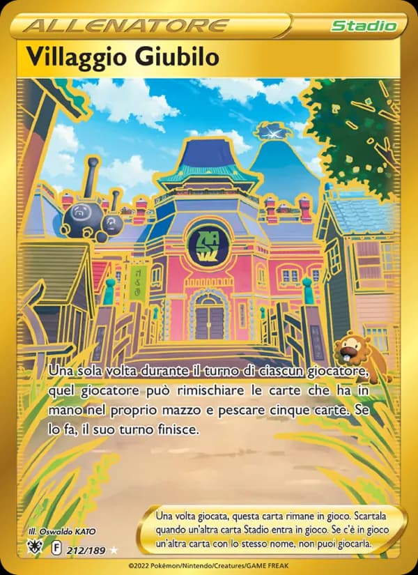 Villaggio Giubilo card in Italian