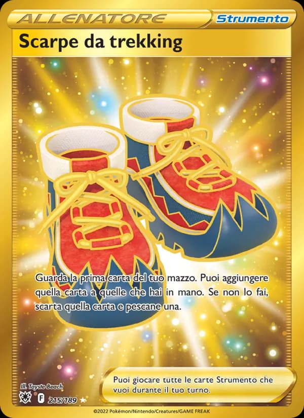 Scarpe da trekking card in Italian