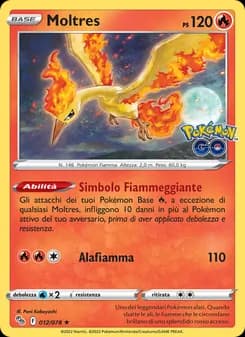 Moltres card in Italian