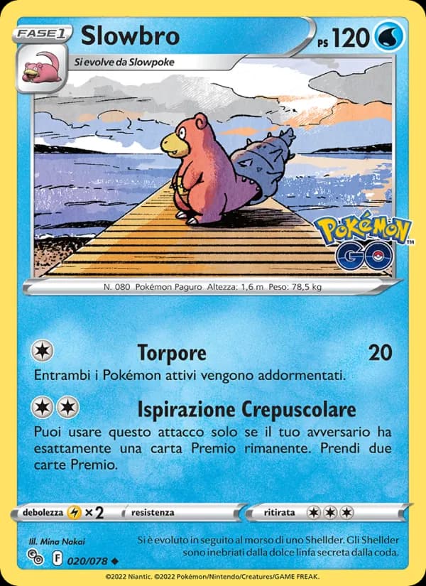 Slowbro card in Italian
