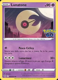 Lunatone card in Italian