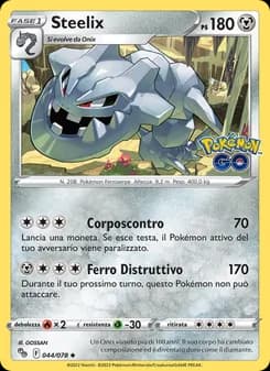 Steelix card in Italian