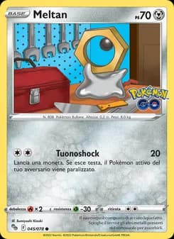 Meltan card in Italian