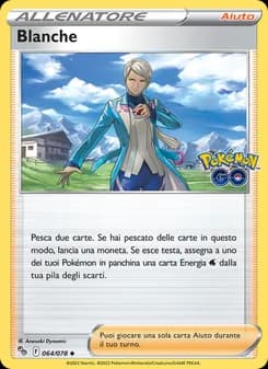 Blanche card in Italian