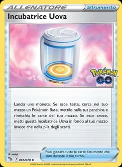 Incubatrice Uova card in Italian