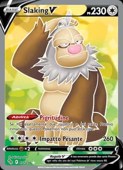 Slaking V card in Italian