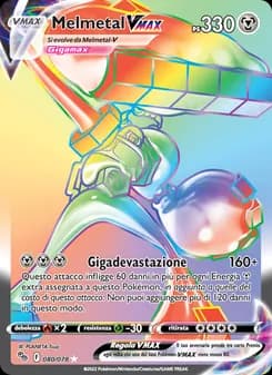 Melmetal VMAX card in Italian