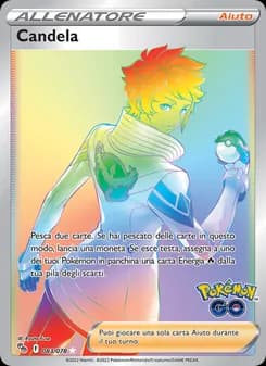Candela card in Italian