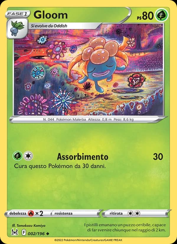 Gloom card in Italian