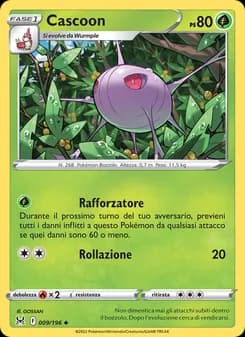 Cascoon card in Italian