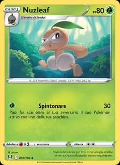 Nuzleaf card in Italian
